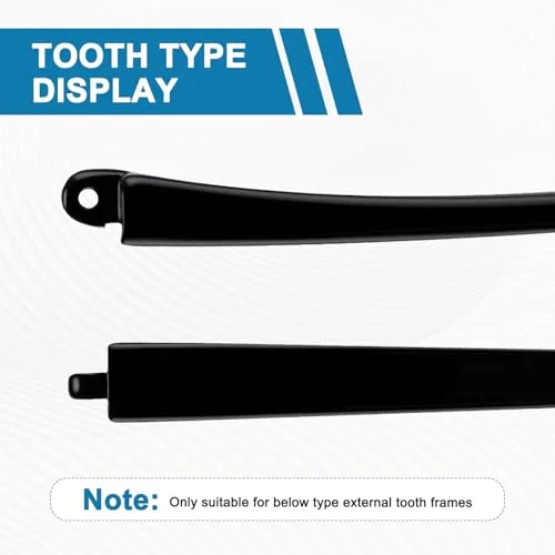 Glasses Arm Replacement Temples for Eyeglass Temple Arms Eyeglasses Parts DIY Universal Repair Kit, Easy to Replace (Matte Black) 4